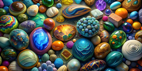 discover the vibrant world of unique stones