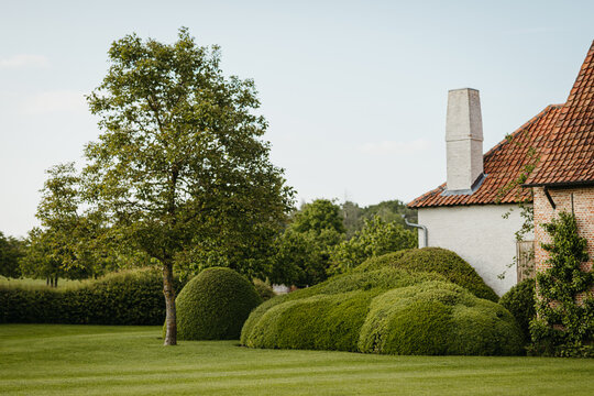 large home, rustic villa farm with garden