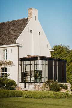 Countryside home with steel veranda