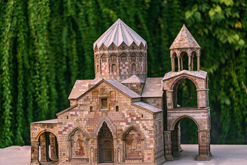 Mini model of Saint Stepanos Monastery. Iran