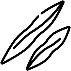 green beans line icon