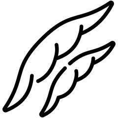 Fototapeta premium snap peas line icon