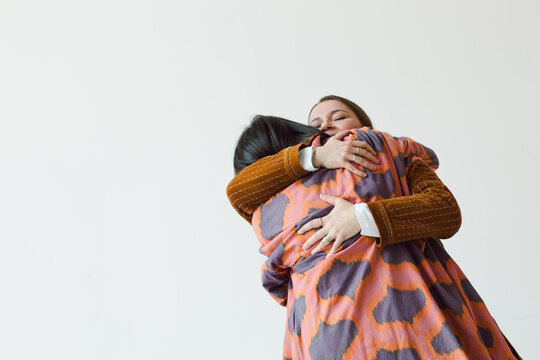 friendly hug