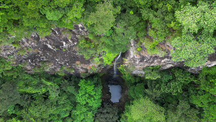 View from Oque Pipi waterfall, at Prince Island