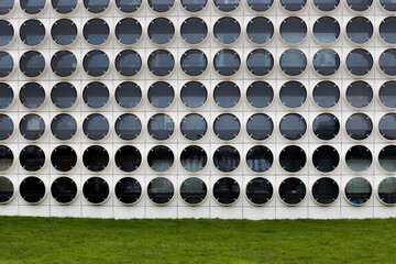 building with round windows