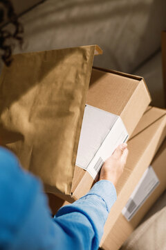 Receiving parcels and Personal Online Shopping Reveal at Home