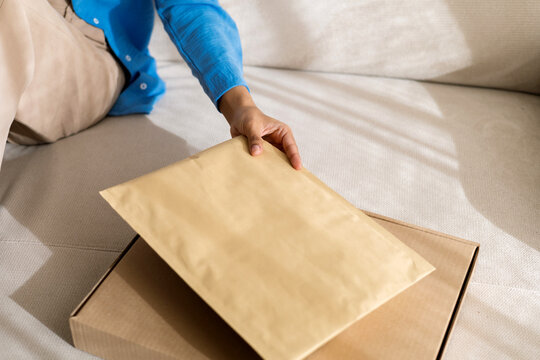 Receiving parcels and Personal Online Shopping Reveal at Home