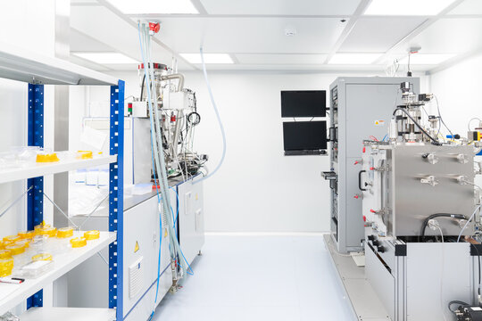 Magnetron Sputtering And Vacuum Coating systems In Lab Room