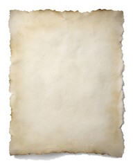 Fototapeta premium old white paper, white background, copy space