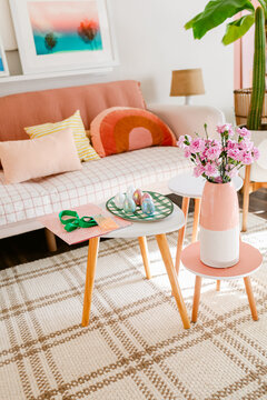 Spring Patterns living room