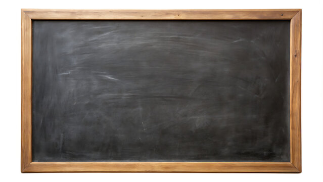 School board close-up isolated on transparent background.