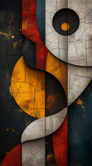 abstract shapes background - 9x16 ratio