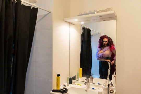 Transgender Person In The Toilet. 