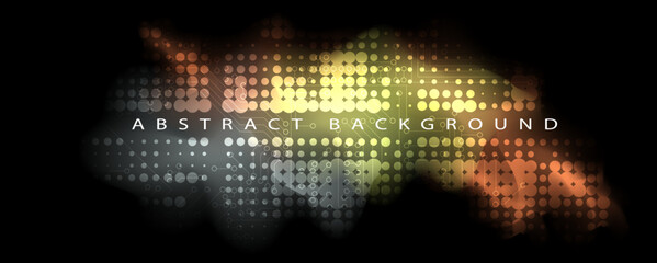 Technology abstract futuristic science background for internet business. Big data concept. Vector art.