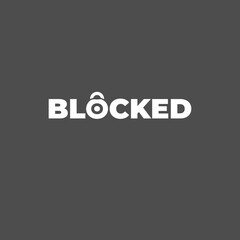 blocked logo concept writing ...