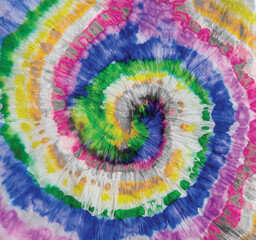 Tie Dye Seamless Round. 1960 Bright Repeat. Circle Rainbow Pattern. Green Color Swirl Pattern. Rainbow Tie Dye. Psychedelic Vector Background. Spiral Tiedye Batik. Red Tie Dye. Swirl Tie Dye.