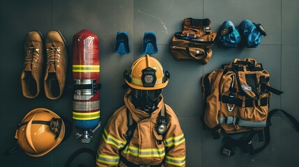 Firefighters Equipment Layout