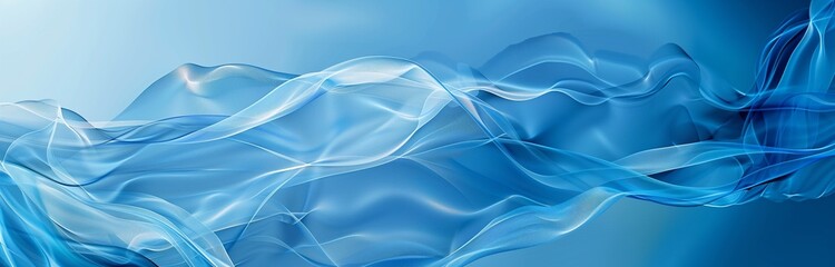 Naklejka premium abstract blue smoke background