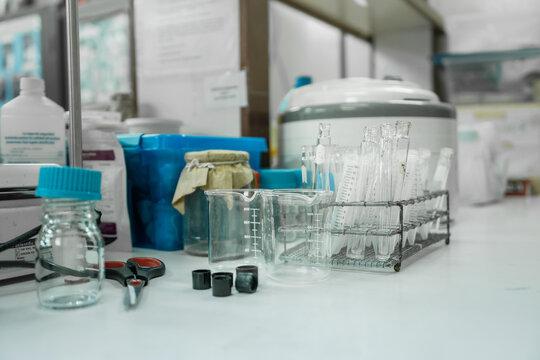 Test tubes at Biology Laboratory