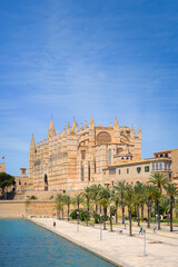 Gothic cathedral of Palma de Mallorca, Balearic Islands, Spain. © Wirestock