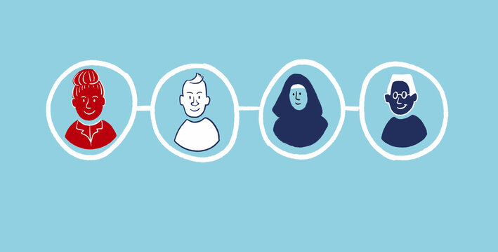 Business people avatars