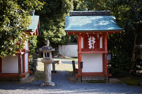 Temple Details At A Shrine In Uji, Japan.