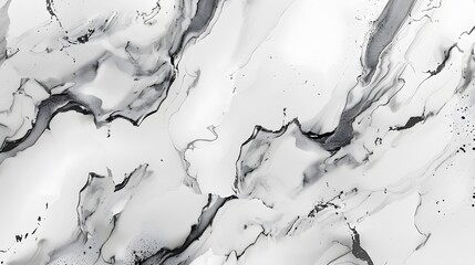 Abstract White and Black Marble Texture