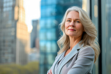 Fototapeta premium Midtown Corporate Confidence 