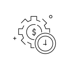 Real-Time Pricing Mechanism Dynamic Real Time Pricing Vector Icon Design