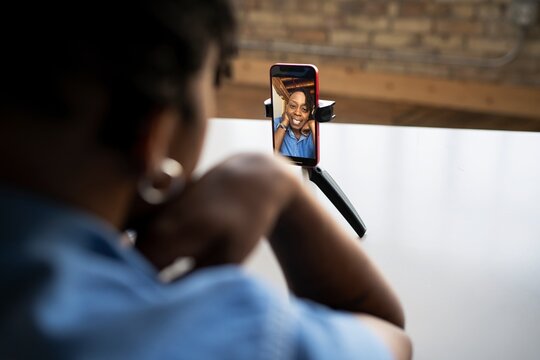 Woman Captures Content