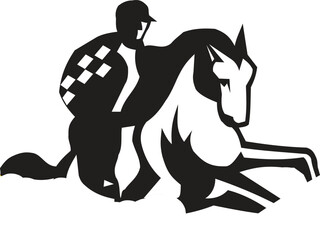 silhouette of a horse