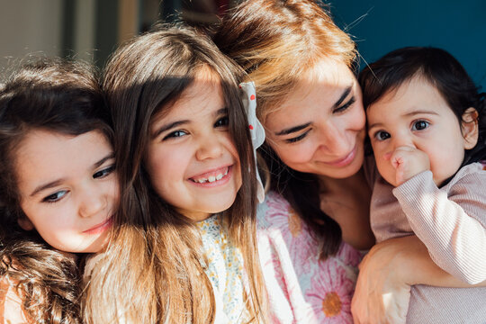 Mother with Daughters