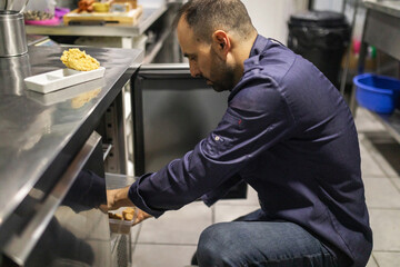 chef in a restaurant