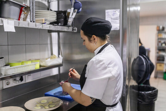 chef in a restaurant