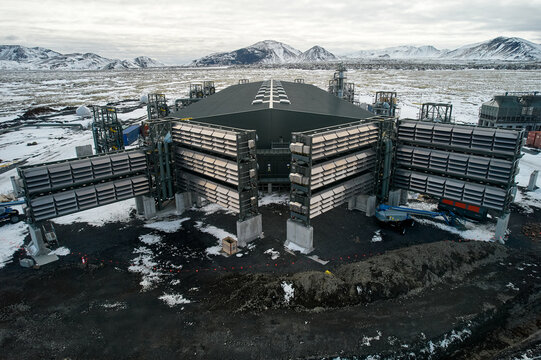CO2 Carbon dioxide capture and storage factory