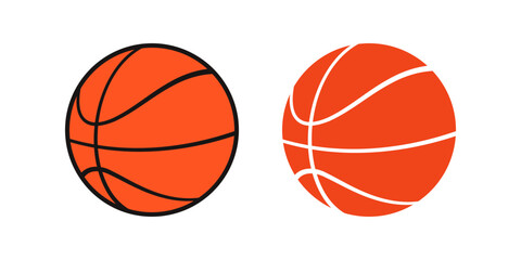 Fototapeta premium Basket Ball icon set. for mobile concept and web design. vector illustration