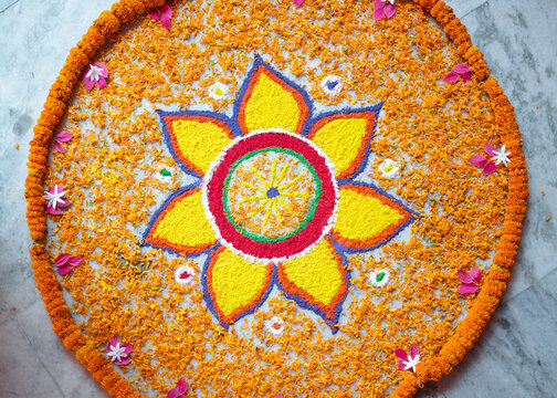 Flower Rangoli