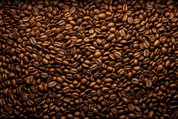 Roasted Arabica coffee beans wallpaper