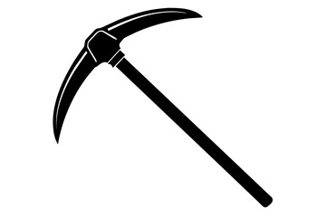 pickaxe vector silhouette illustration