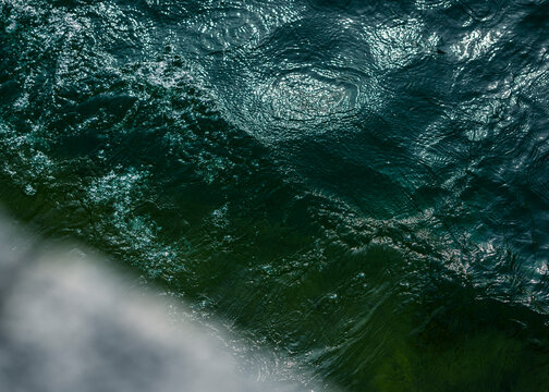 Deep blue water texture