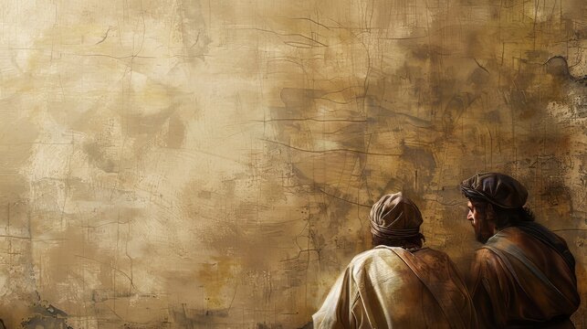 Blank area for text next to the parable of the Pharisee and the publican