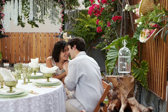 Lovely couple the day before the wedding 