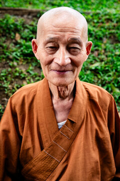 portrait of Hindu monk