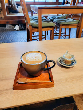 POV Coffee Latte in Narita, Japan
