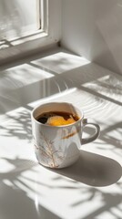 A Cup of Coffee on a Table