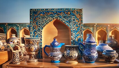 Uzbek Architecture Featuring Traditional Oriental Design