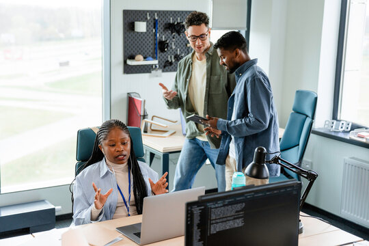 Teamwork in the office