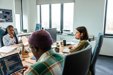 Teamwork in the office