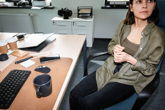 Portrait of a woman in the office