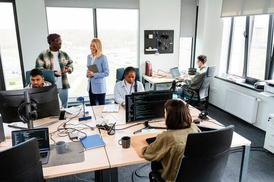 Teamwork in the office